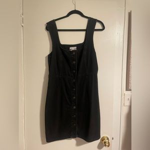 Urban outfitters black denim dress. Size 12.